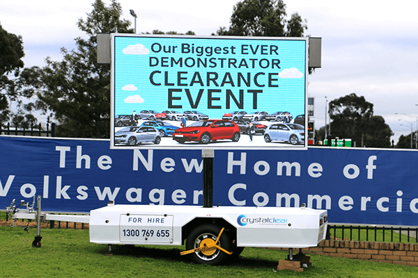 Outdoor LED screen hire